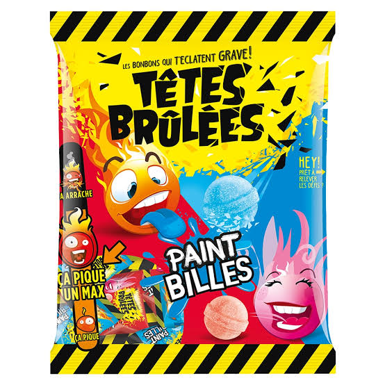TÊTES BRÛLÉES – Bonbons Paint Billes — Ça pique un max !