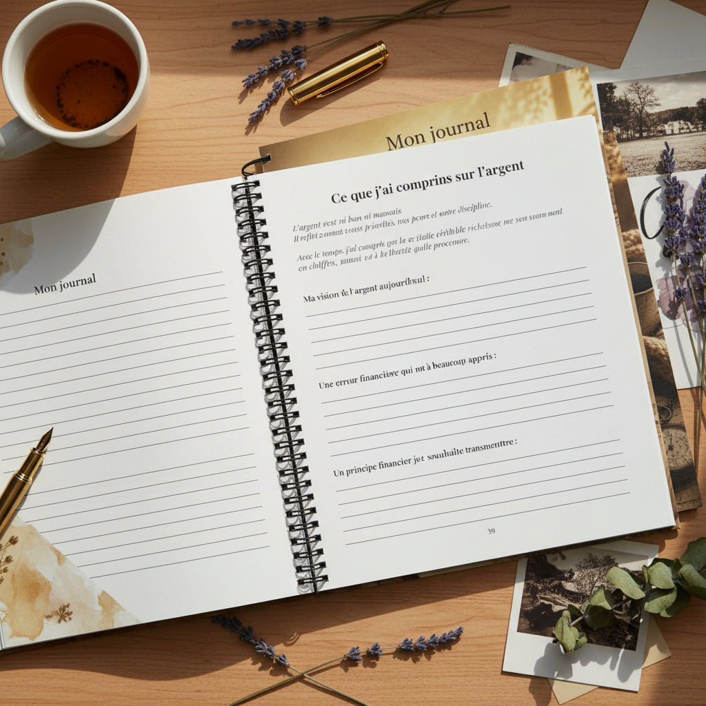 Mon journal d'héritage – Un livre noble à conserver pour les générations à venir