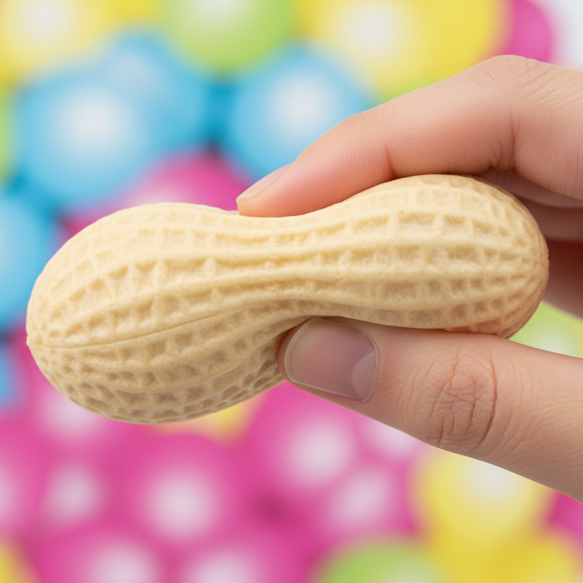 Peanut Squishy Rebound Toy – Arachide Anti-Stress Kawaii