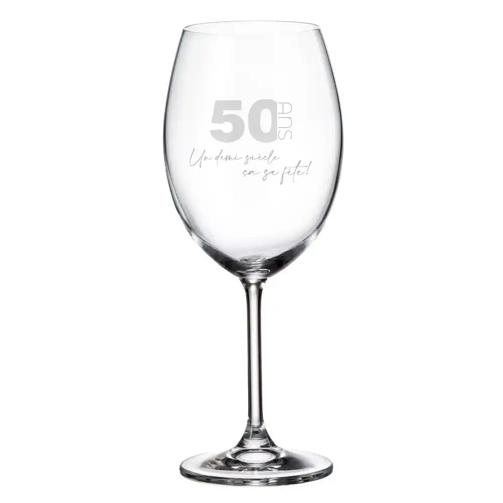 Coupe à Vin - 50 Ans demi siècle