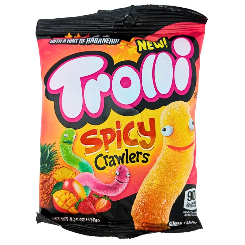 Trolli Spicy Crawlers – Gummies Pimentées Habanero 120g