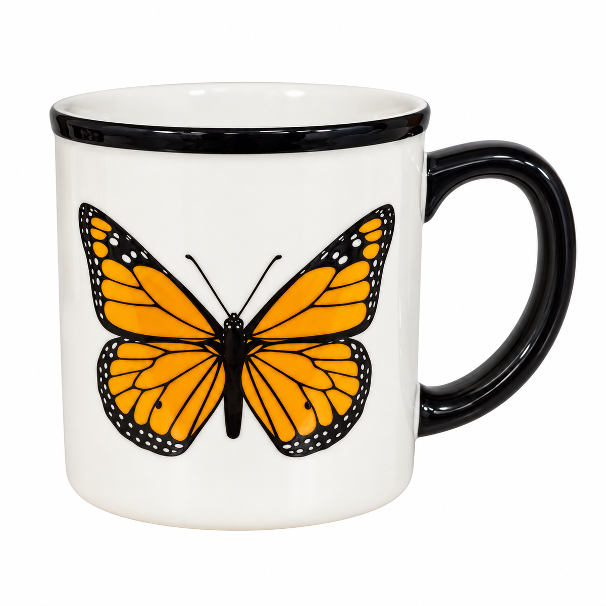 Tasse à papillon monarque jaune – Abbott