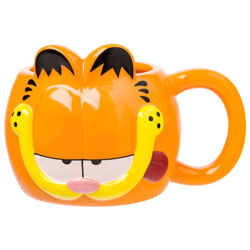 Tasse céramique 3D Garfield – Mug collector visage sculpté