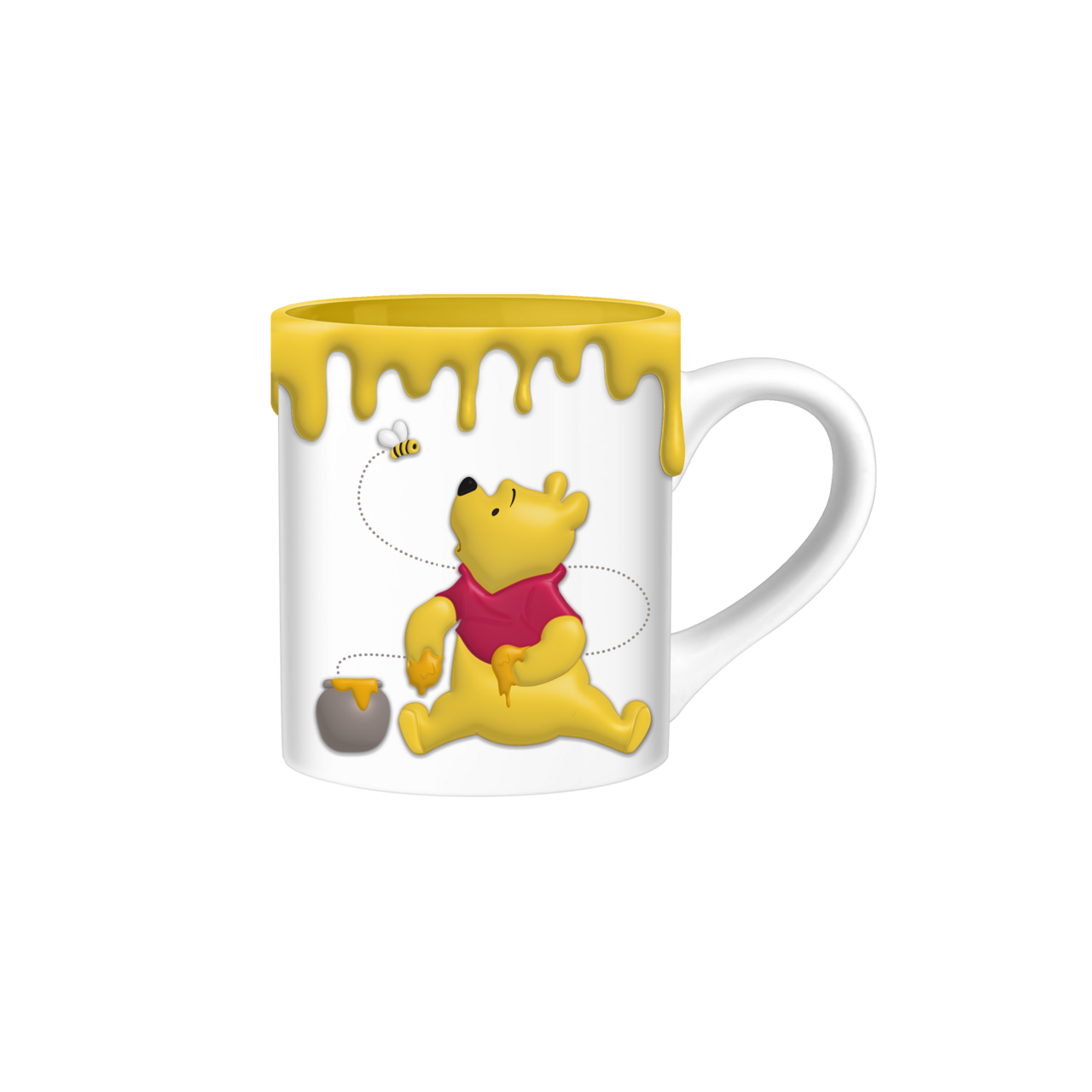 Mug céramique 20oz Winnie l’Ourson – Miel dégoulinant & abeille