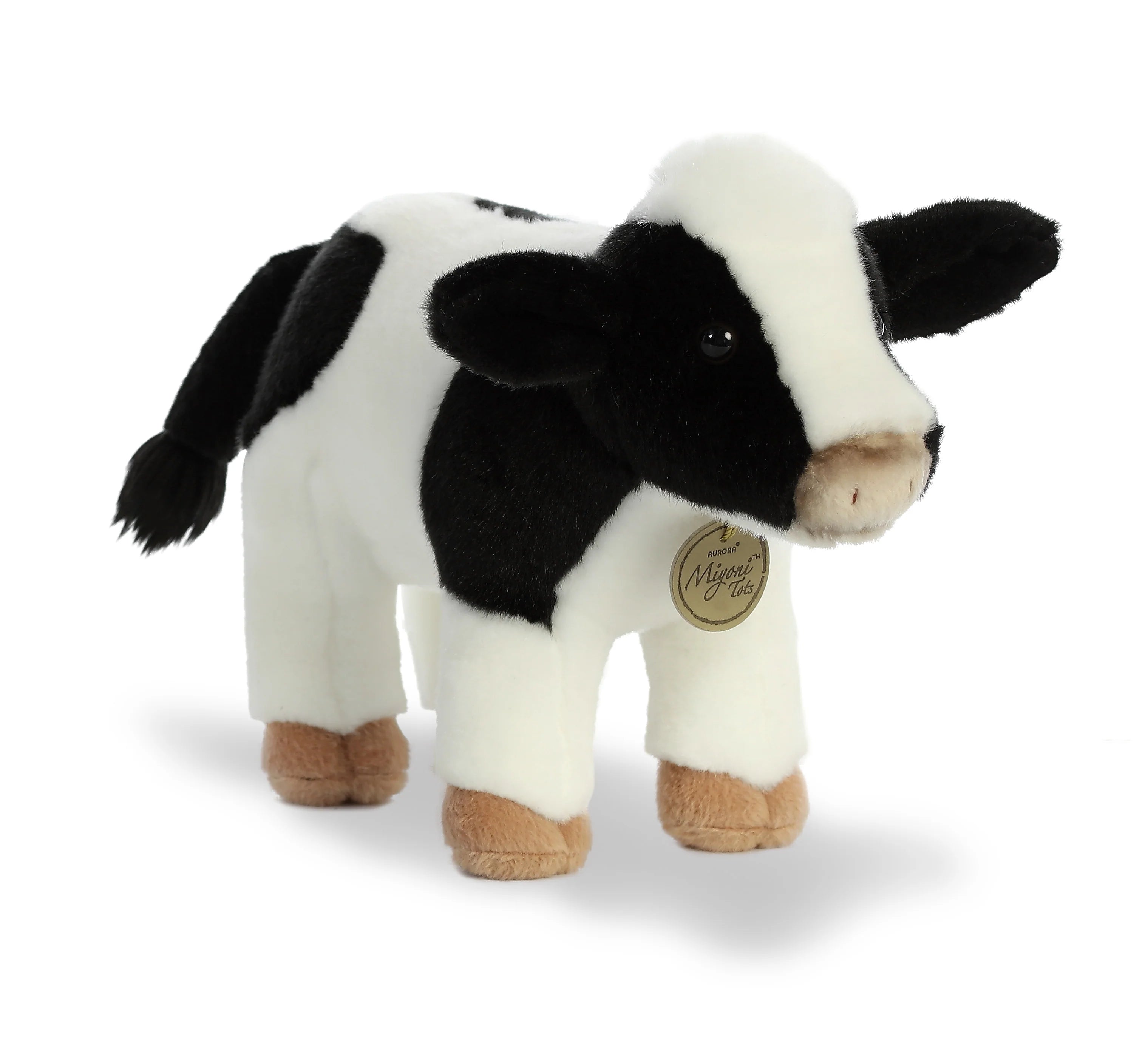 Vache Holstein — Peluche Réaliste | Aurora Miyoni