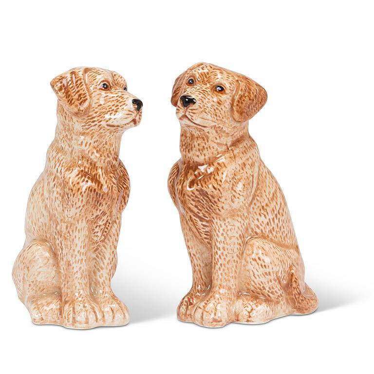 Salière et poivrière chien retriever