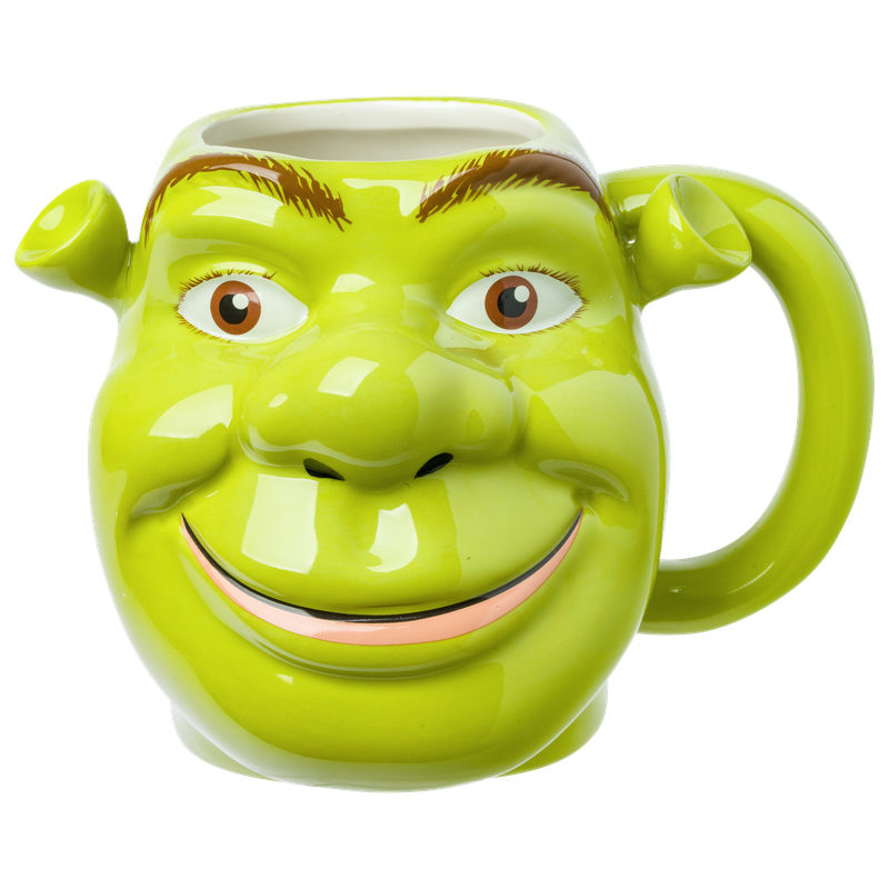 Mug céramique 3D visage de shrek – Tasse ogre collector