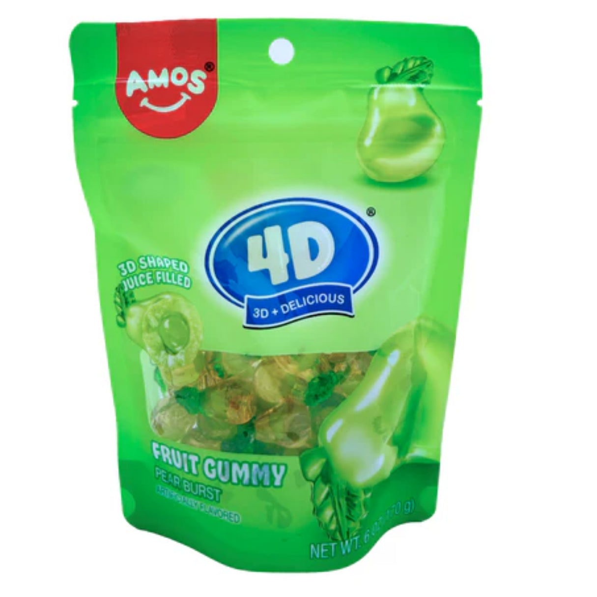 Amos 4D fruit gummy – Pear burst