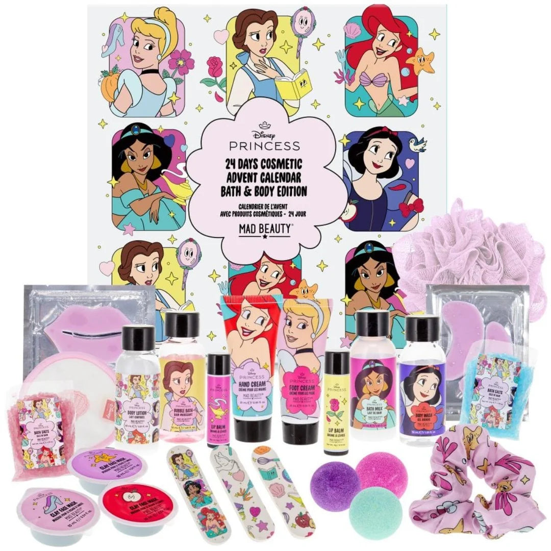 Calendrier de l'Avent Cosmétique Disney Princesse 24 Jours – Bath & Body