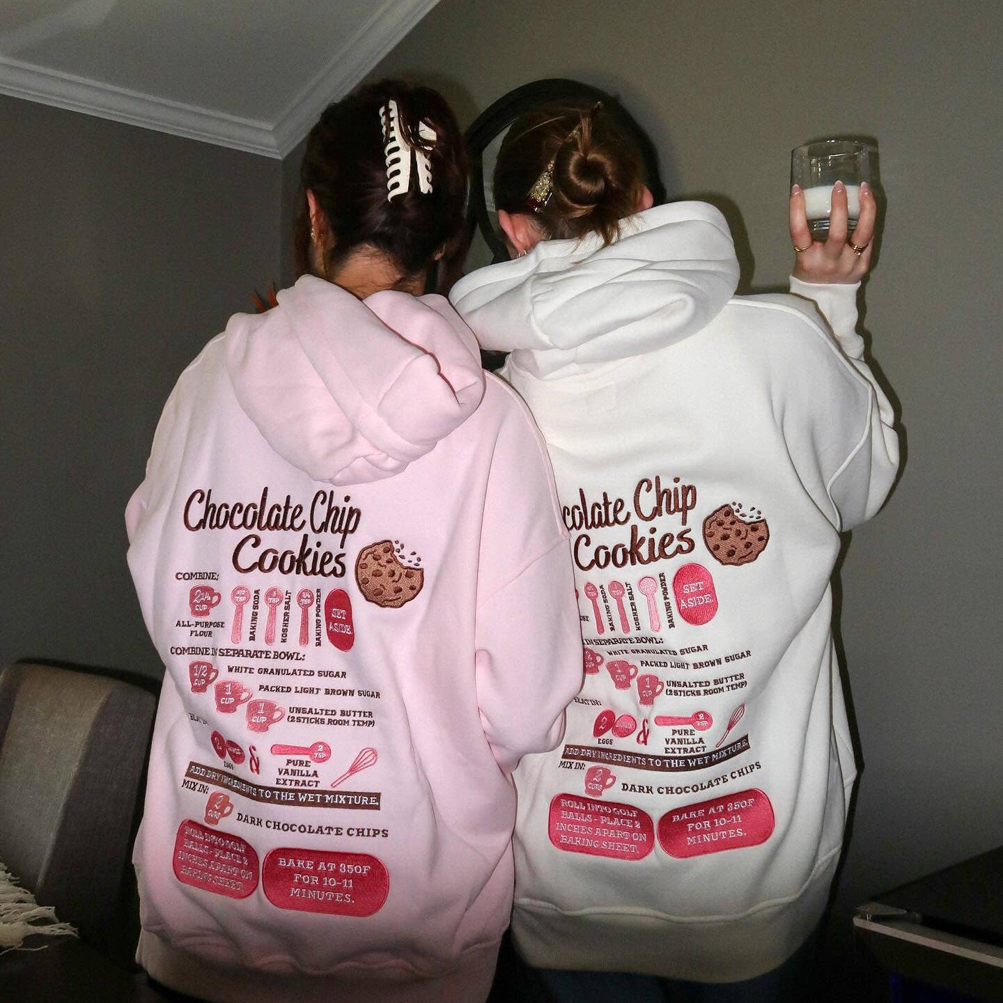 Sweat à capuche brodé – Recette de cookies aux pépites de chocolat | Rose Clair