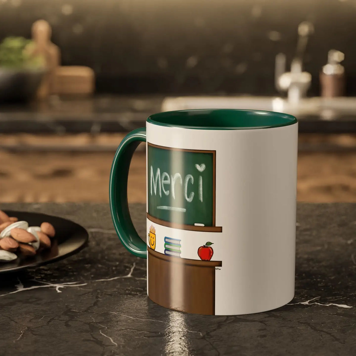 Tasse « Merci » pour prof – Tableau scolaire – Sardine Studio