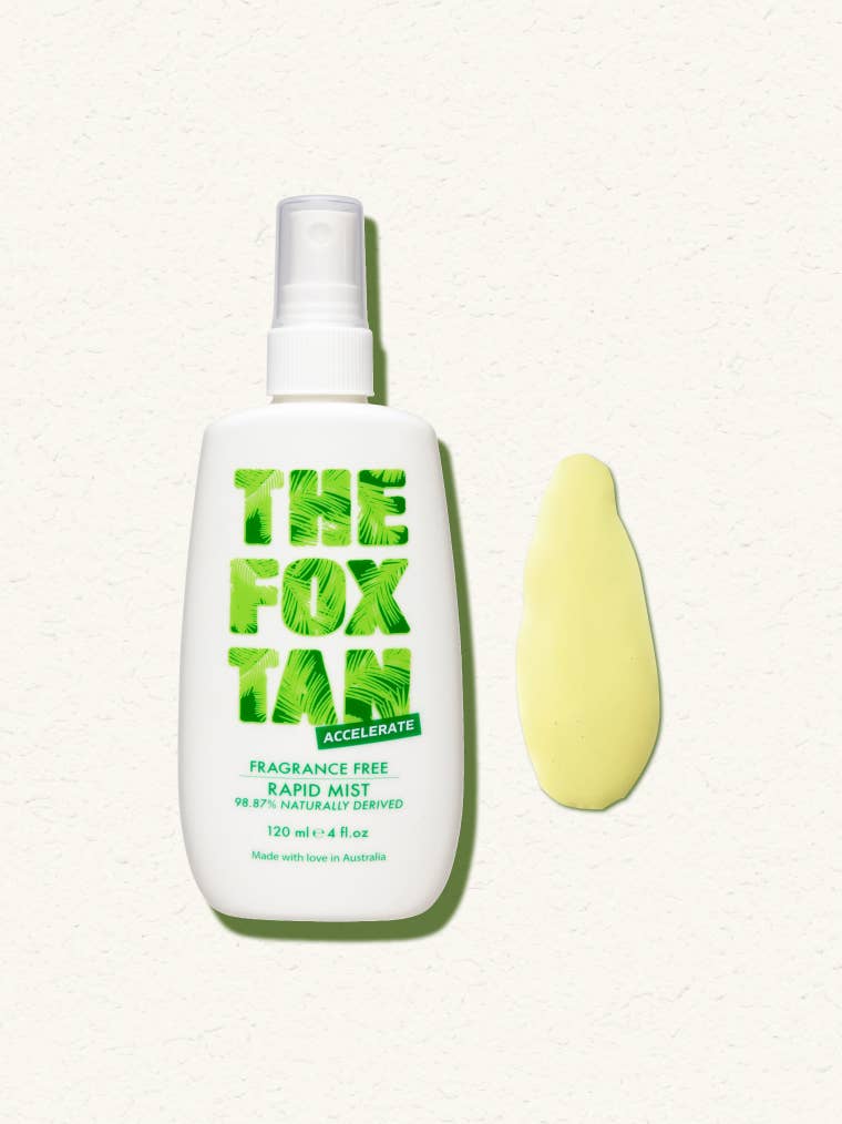 Brume accélératrice de bronzage sans parfum | The Fox Tan