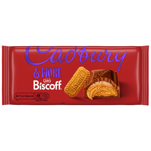 Tablette de chocolat Cadbury & More – Lotus Biscoff
