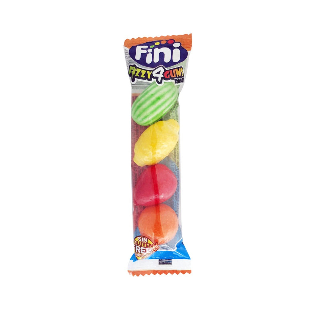 FINI – Fizzy 4 Gums — Bonbons gélifiés acidulés, sans gluten (4 pcs)