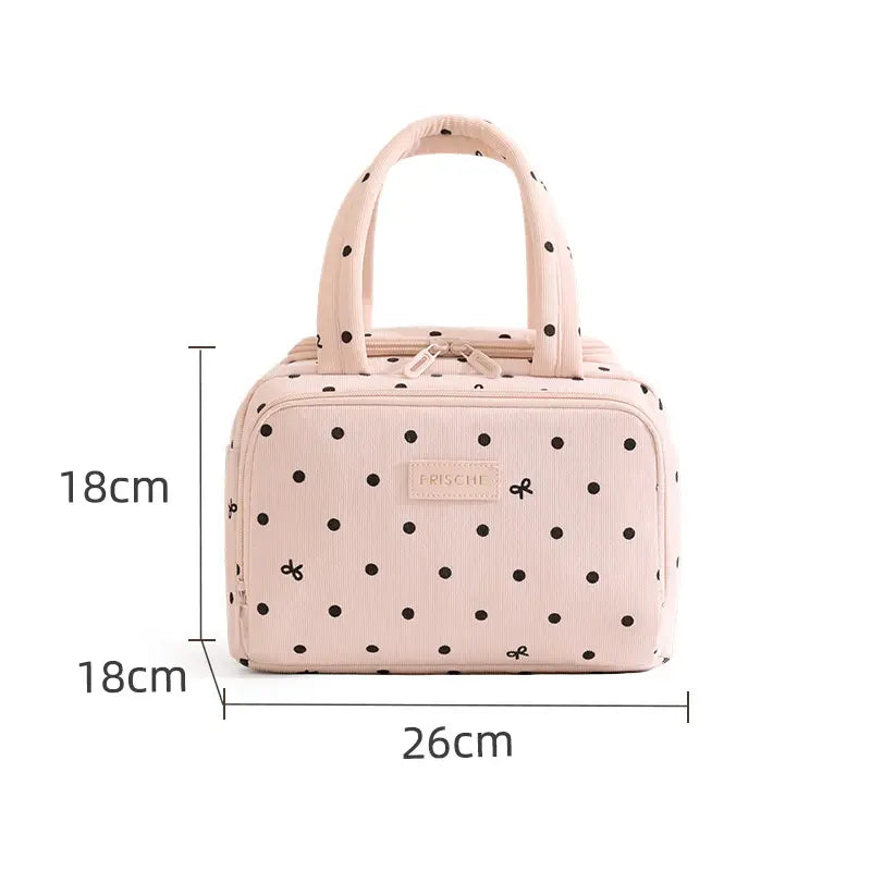 Sac à lunch isotherme Frische rose à pois – WANDF
