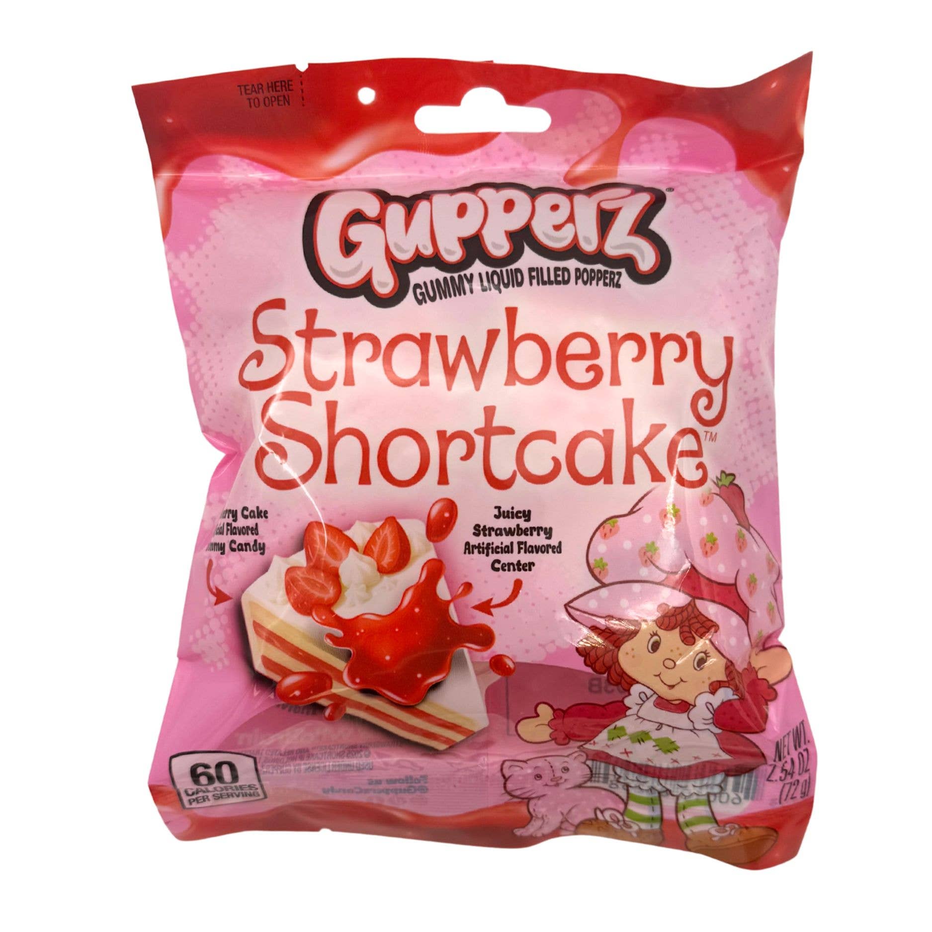 Gupperz Shortcake à la fraise, sachet 2,54 oz