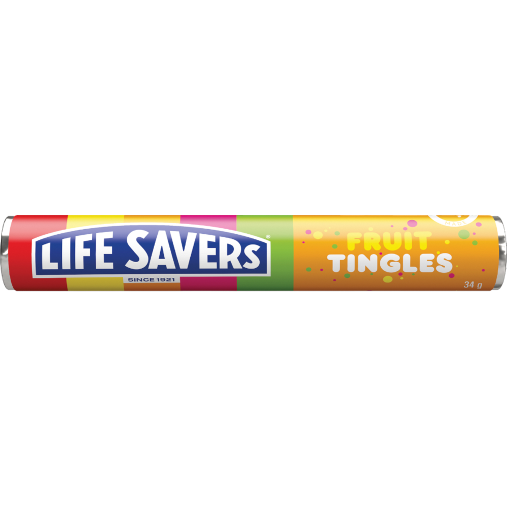Bonbons Life Savers Fruit Tingles – Rouleau de 34 g