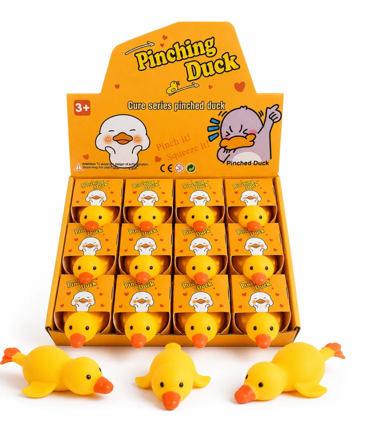 Canard squishy anti-stress – pinching duck