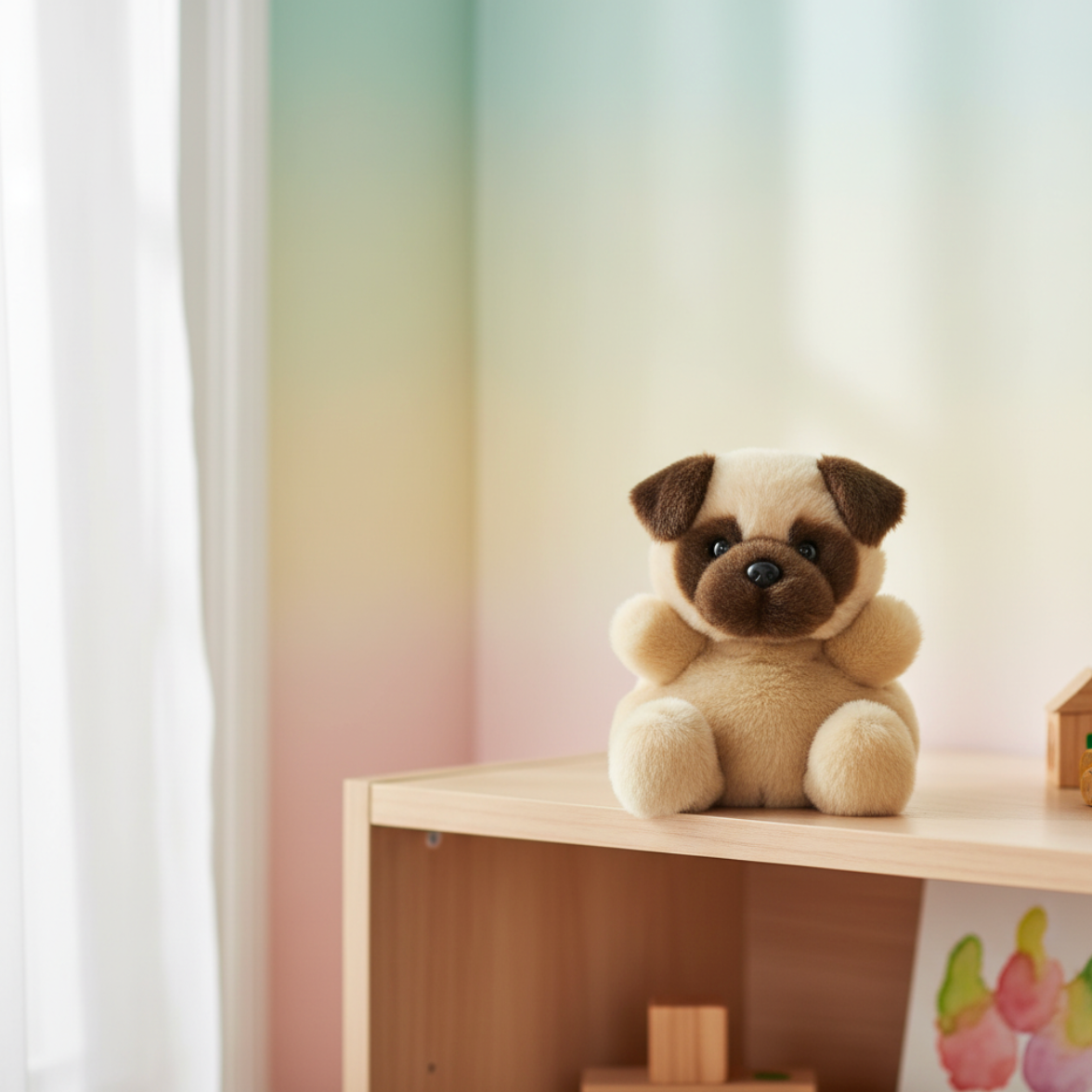 Frankie Pug – Peluche carlin miniature