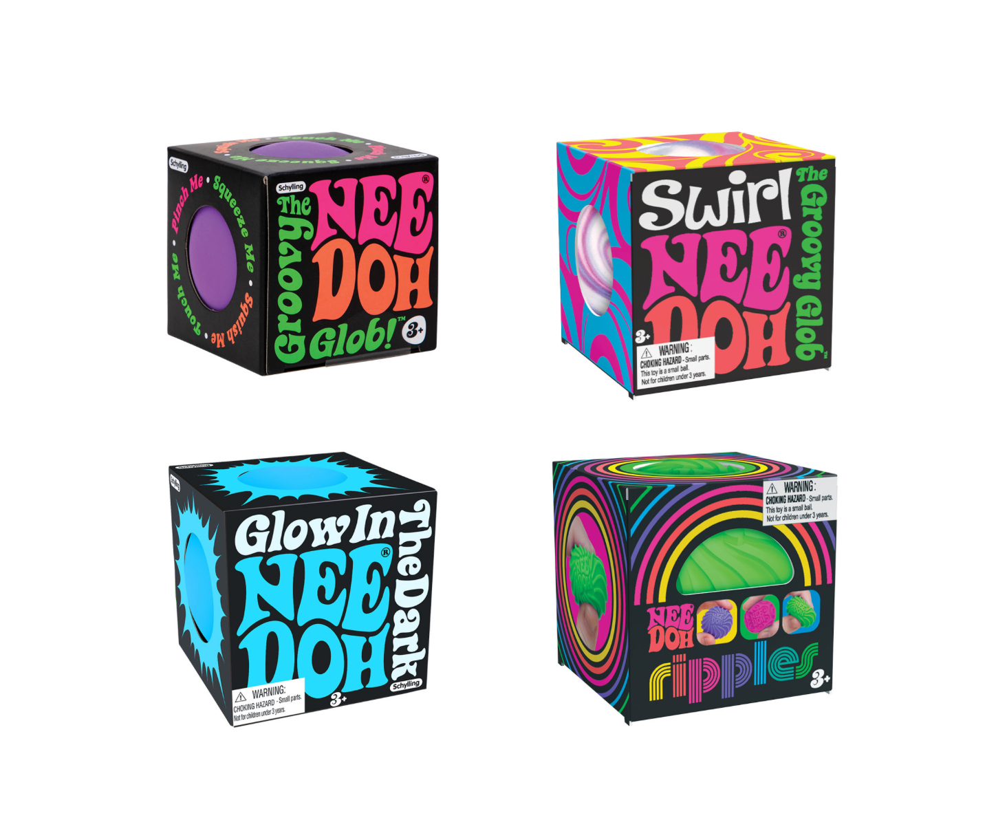 Nee Doh Swirl Groovy Glob – L'Original Schylling®