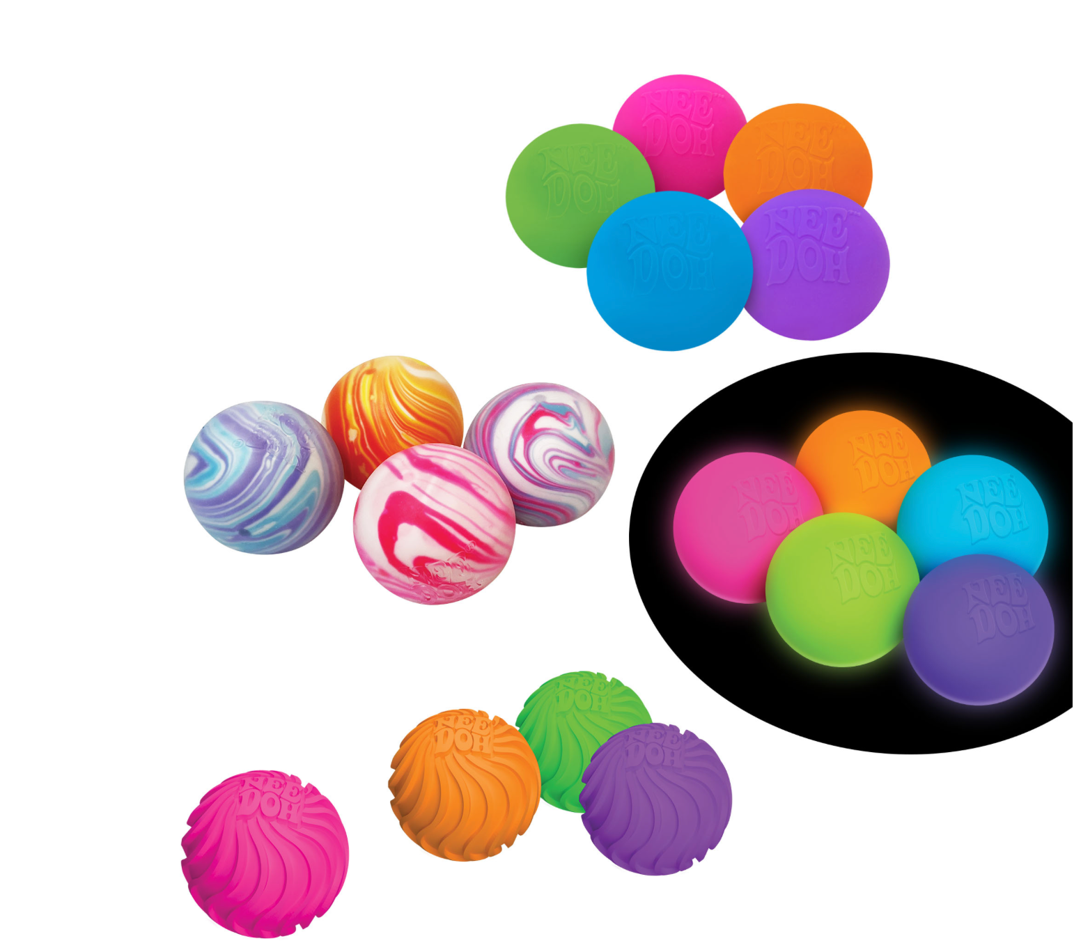 Nee Doh Swirl Groovy Glob – L'Original Schylling®