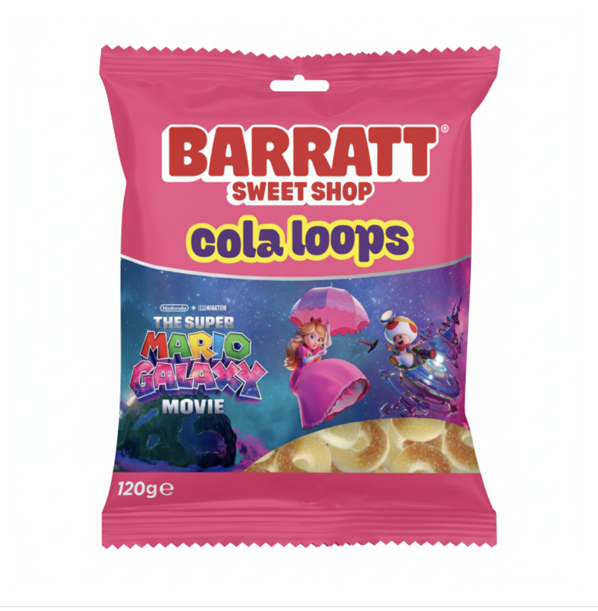 Barratt Cola Loops – Édition Super Mario Galaxy 120g