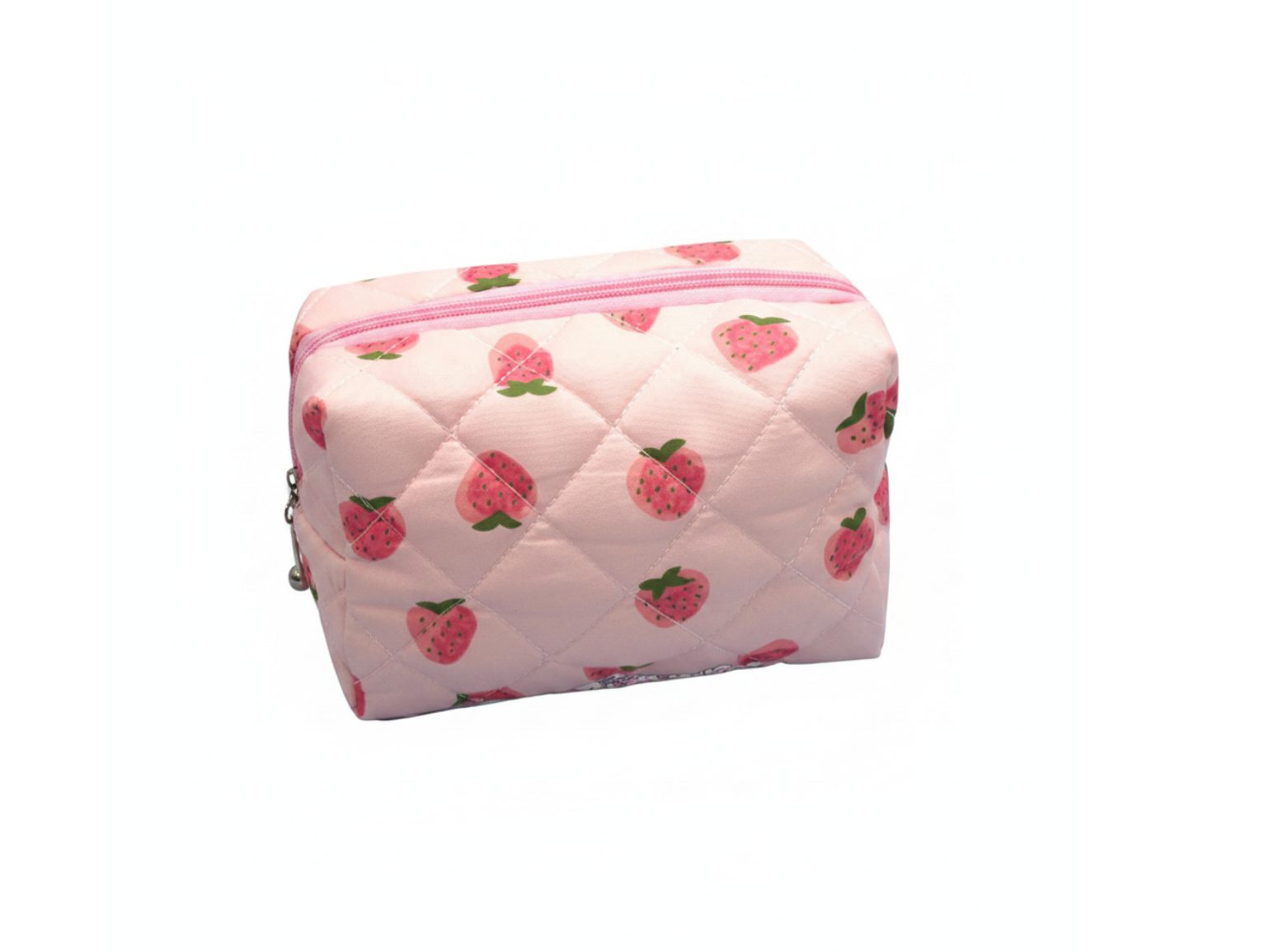 Trousse Cosmétique Matelassée Fraises – Josslyn