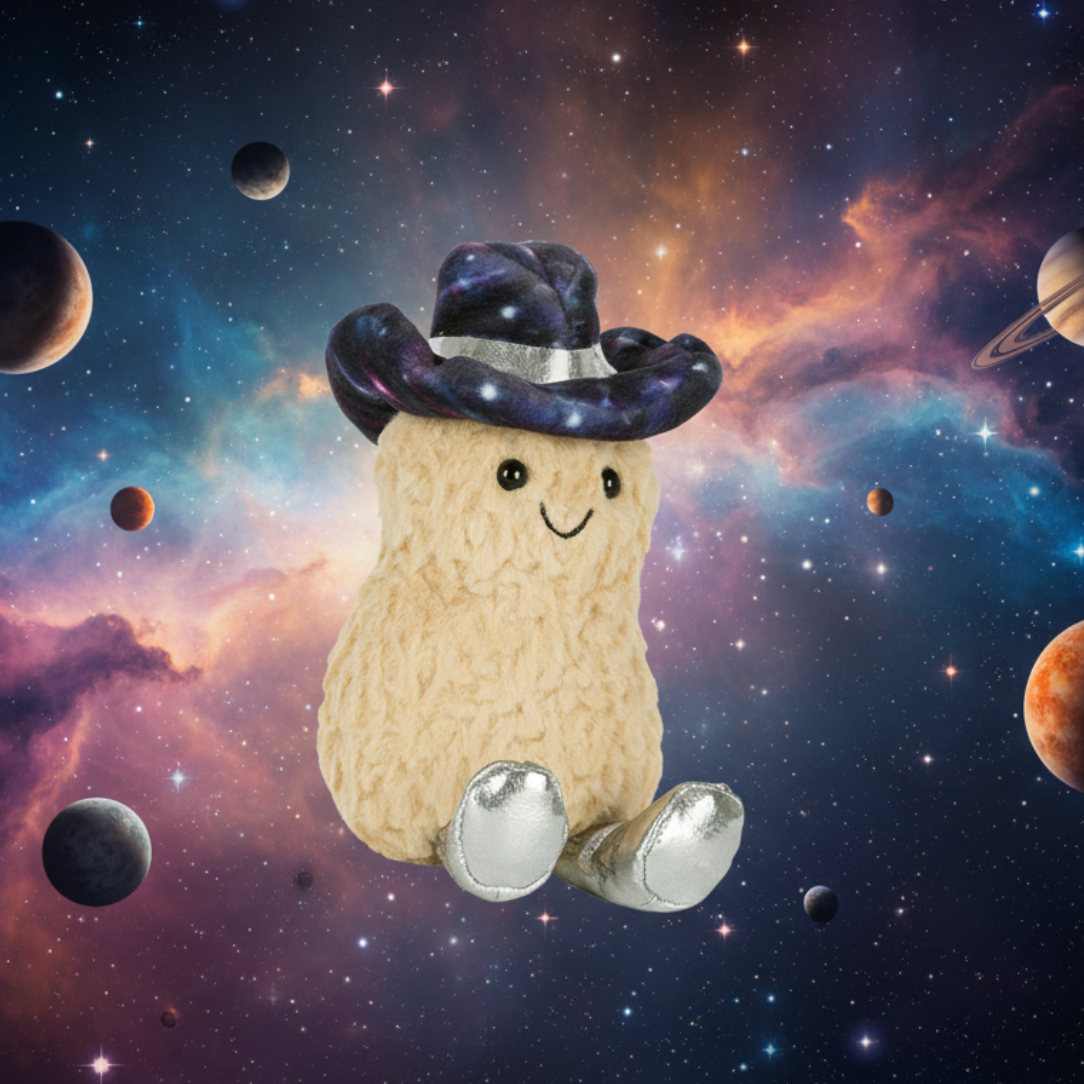 Jellycat Amuseable Peanut Space Rodeo Outfit