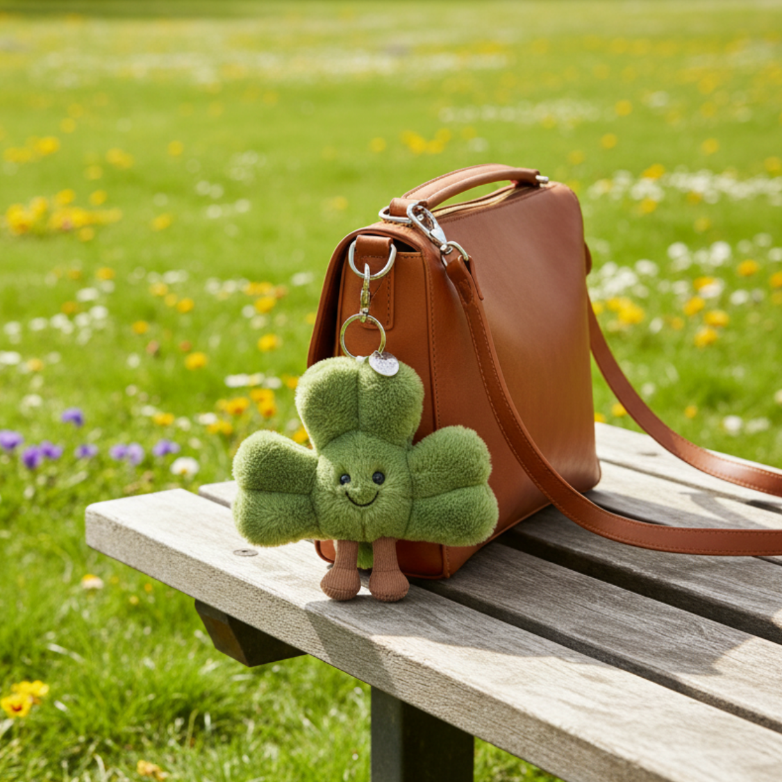 Jellycat Amuseable Soifra Shamrock Bag Charm