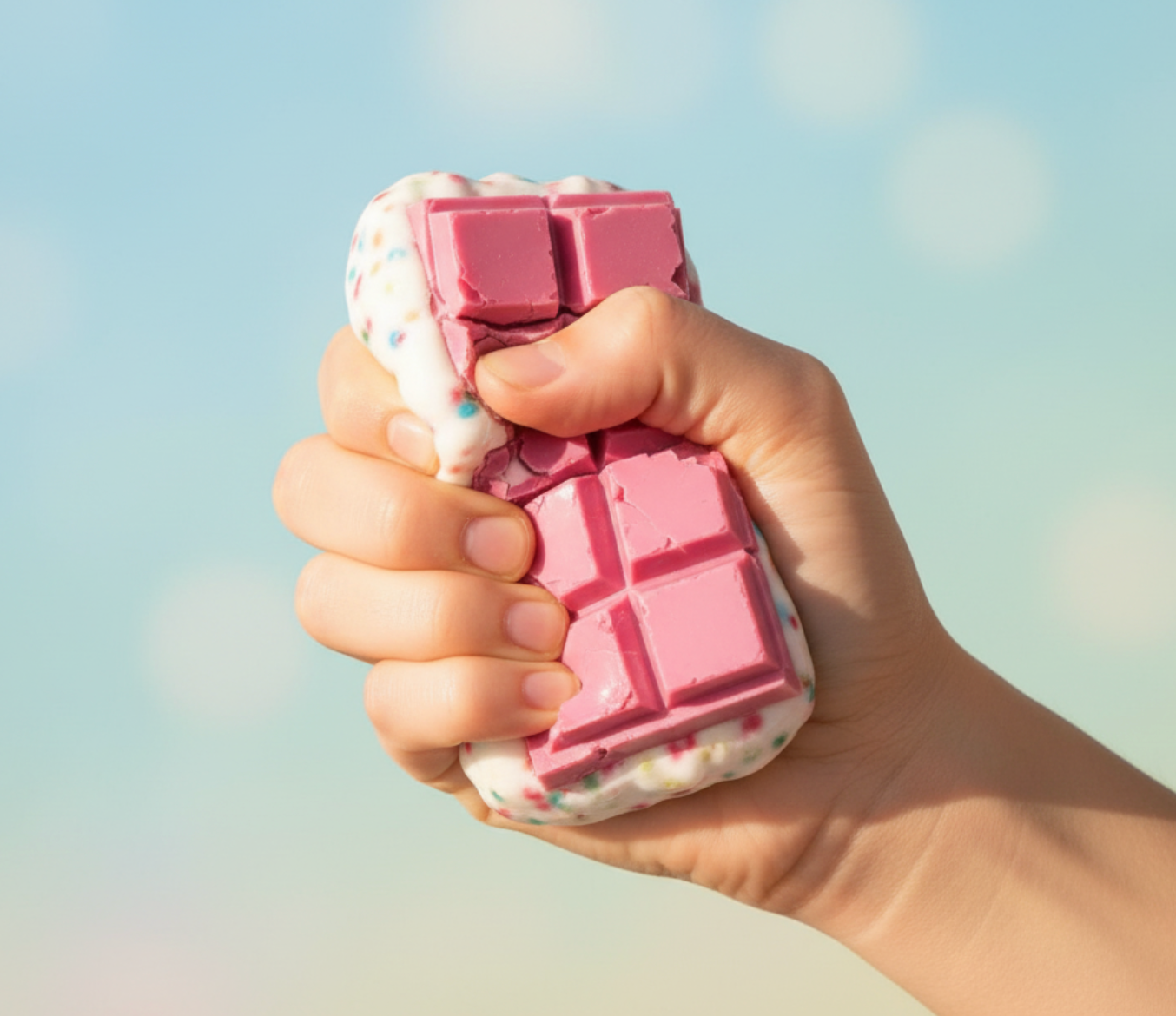 Crisp Choco Fraise — Jouet Squishy Viral TikTok