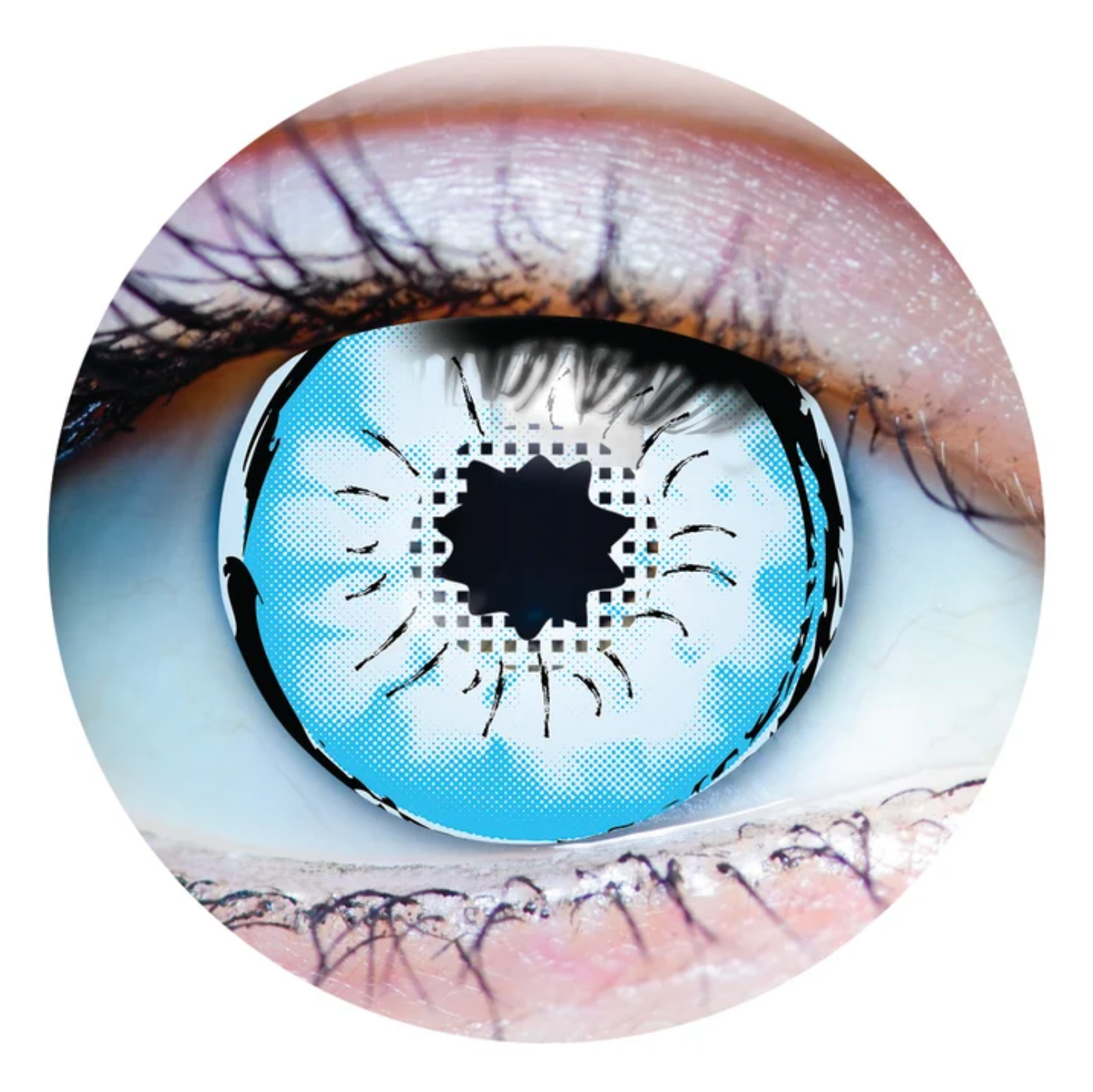 Lentilles de Contact Fantaisie – Satoru cosplay 16+