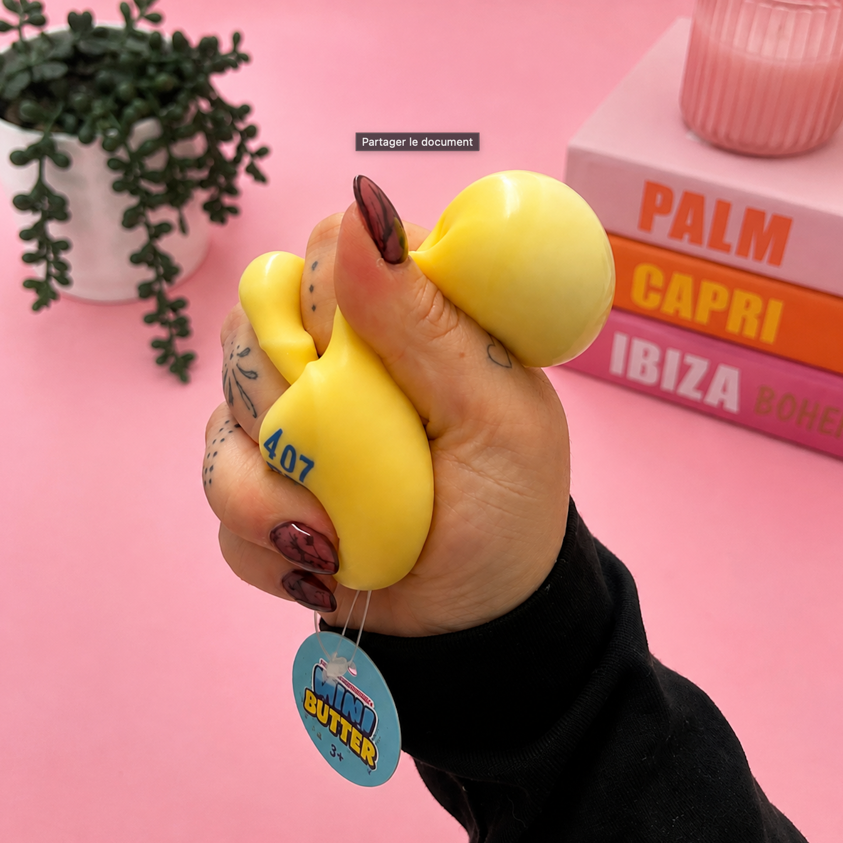 Mini Butter Squishy – Beurre Salé Anti-Stress Doughy