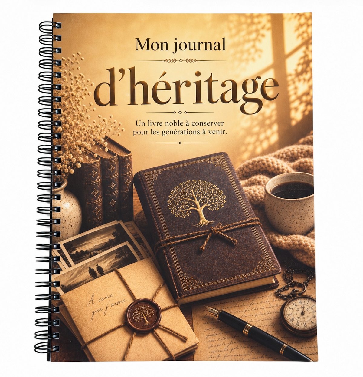 Mon journal d'héritage – Un livre noble à conserver pour les générations à venir