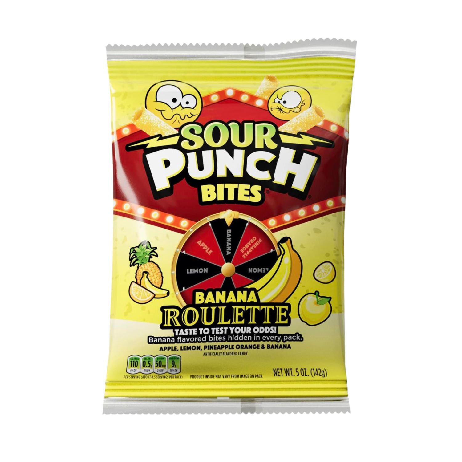 Sour punch bites - Banana roulette