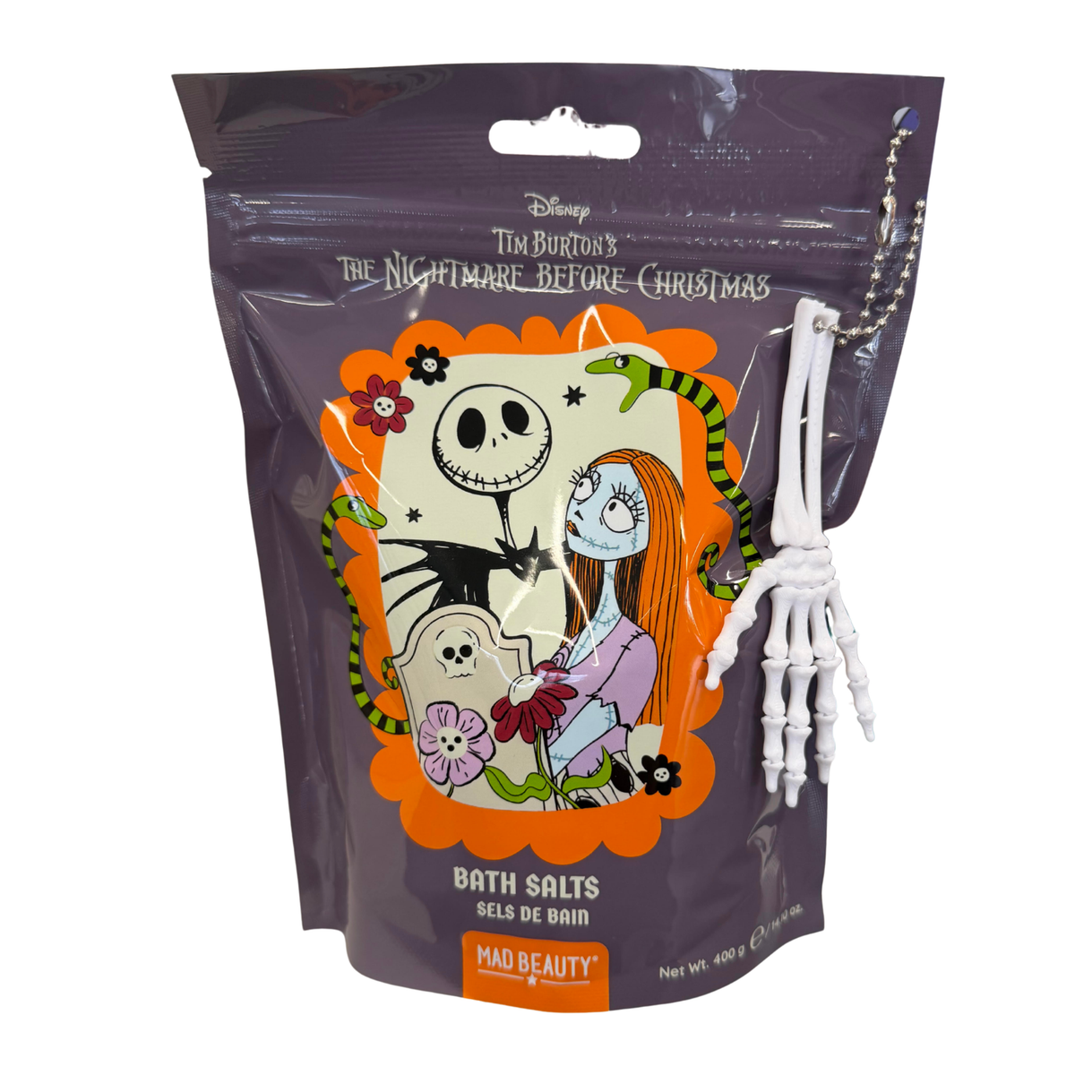 Sels de Bain The Nightmare Before Christmas + Main Squelette | Mad Beauty