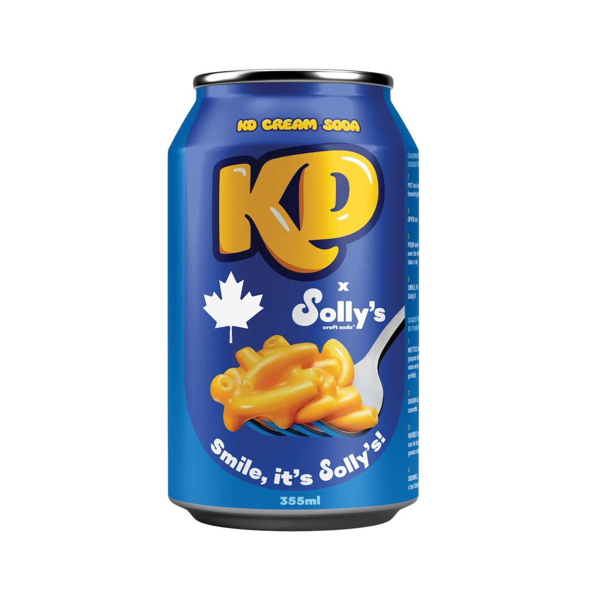 KD × Solly’s – Soda à la crème, 355 ml