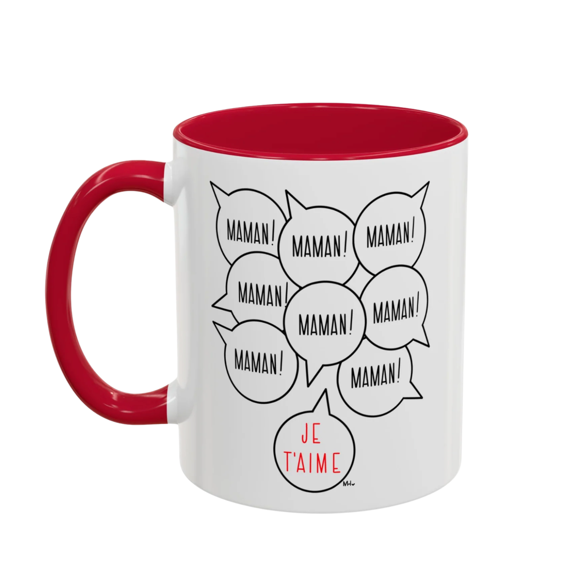 Tasse « Maman, maman, maman… je t’aime » – Sardine Studio