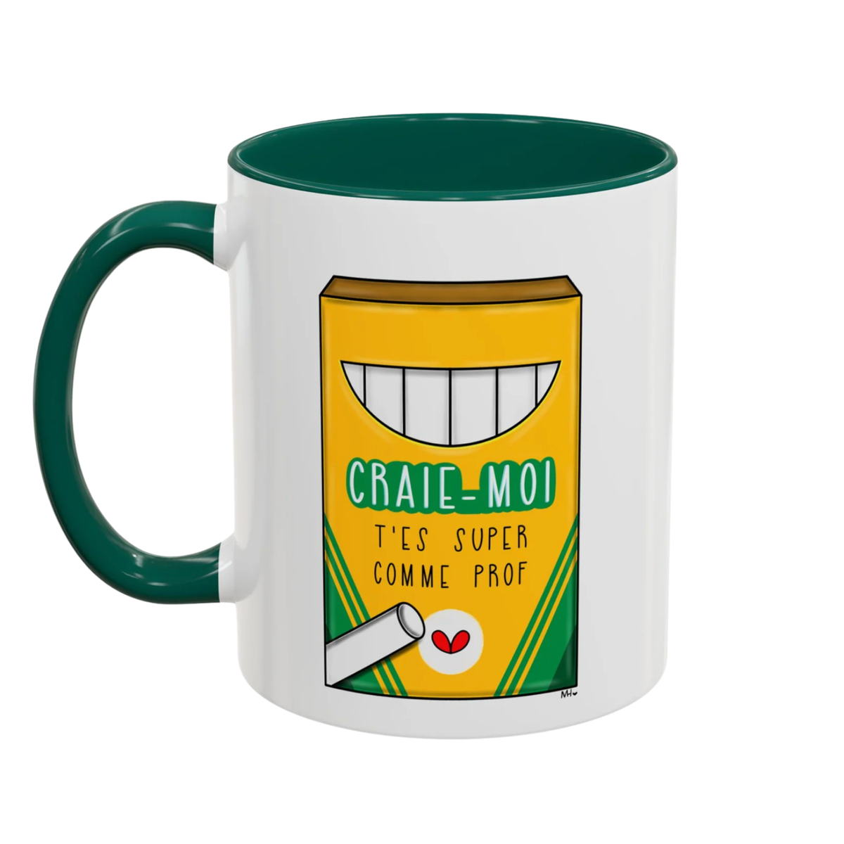 Tasse « Craie-moi, t’es super comme prof » – Sardine Studio