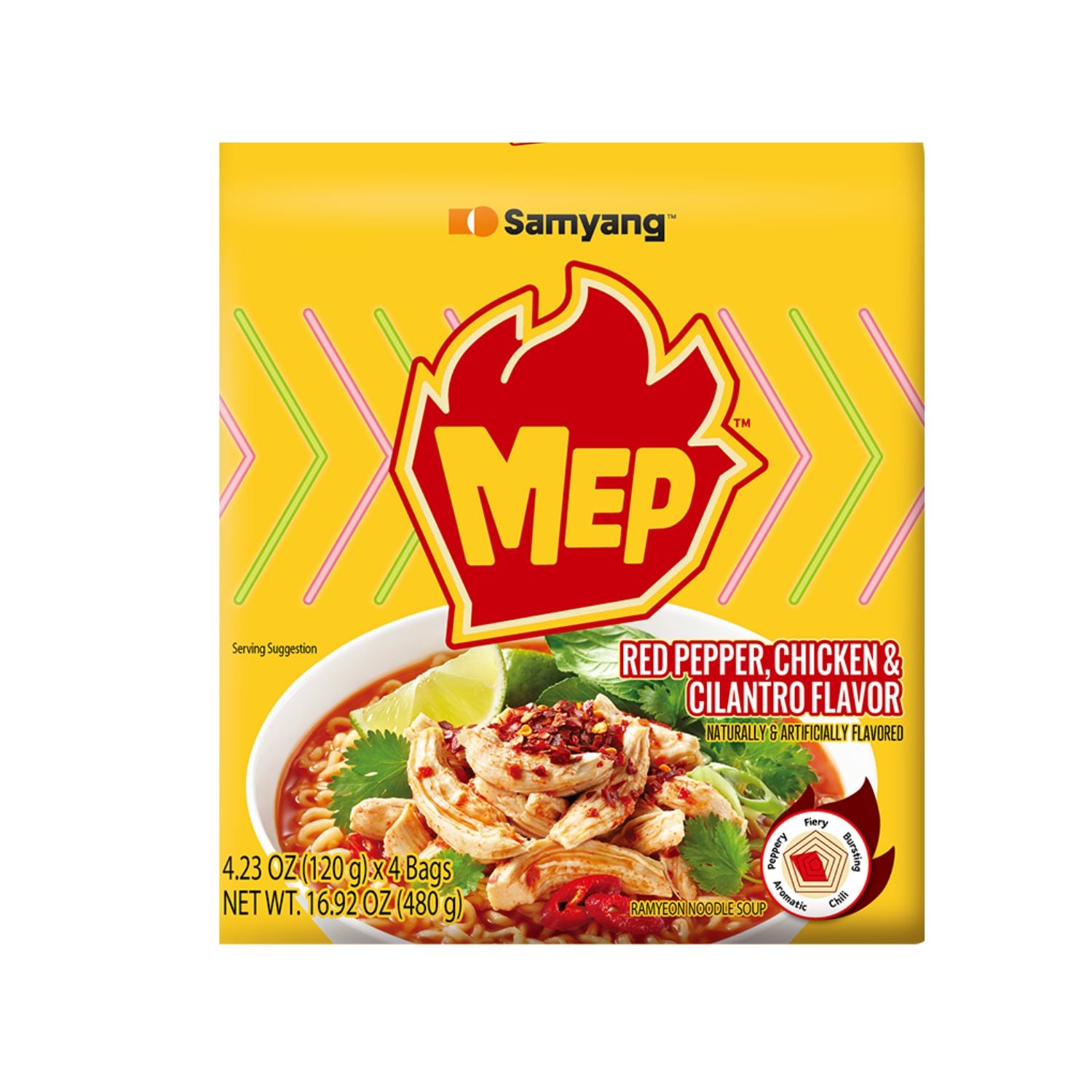 Ramen - Piment rouge, poulet et coriandre