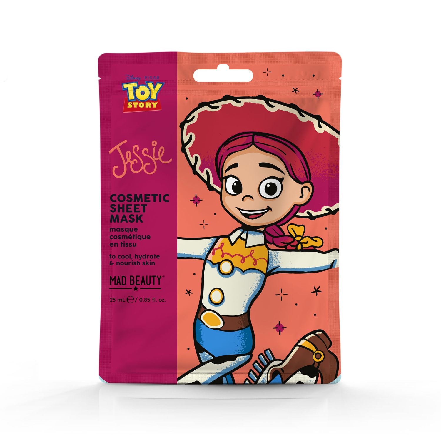 Masque cosmétique en tissu - Jessie toy story