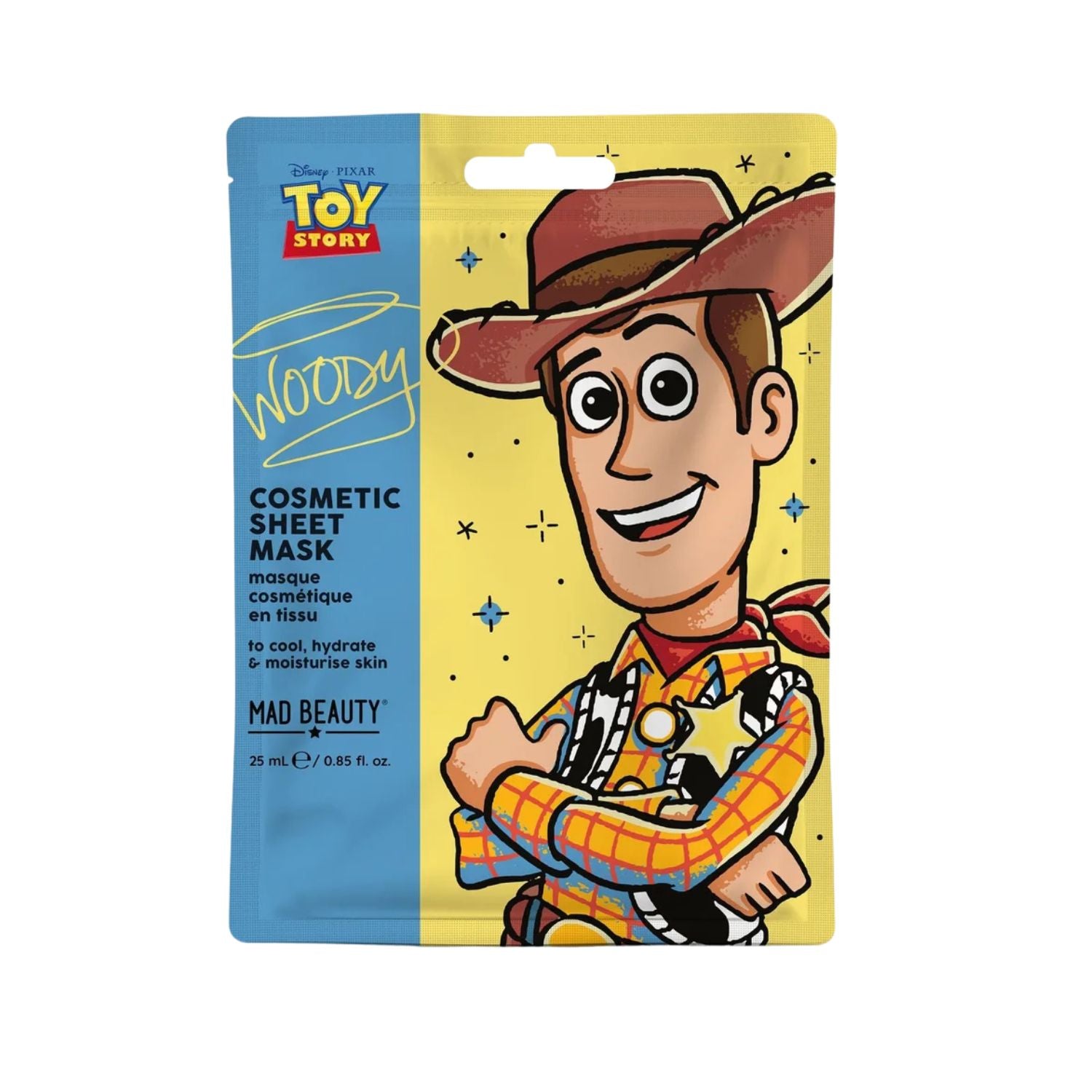 Masque cosmétique en tissu - Woody toy story