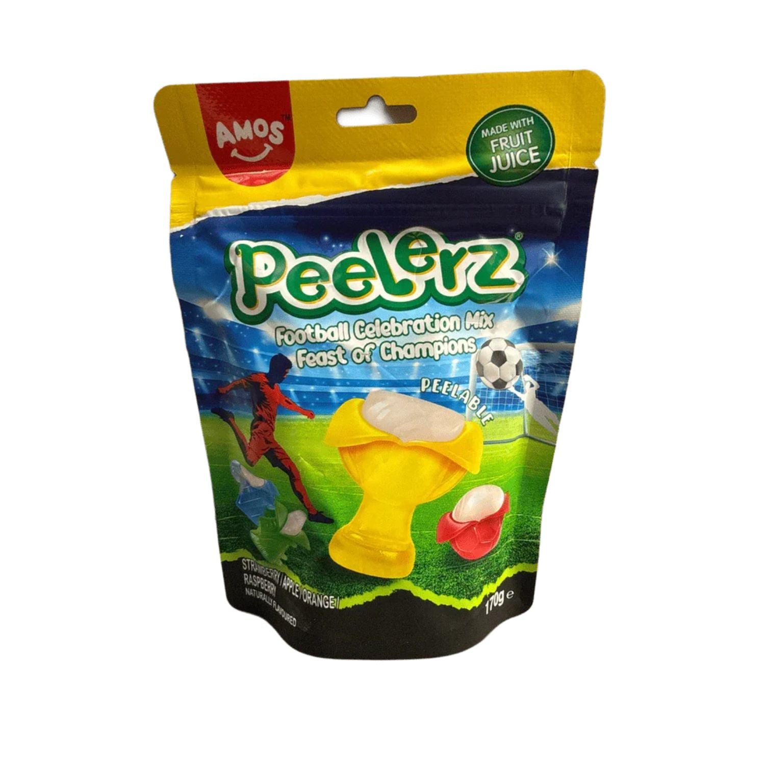 Peelerz - Football strawberry,apple et orange 170 g.