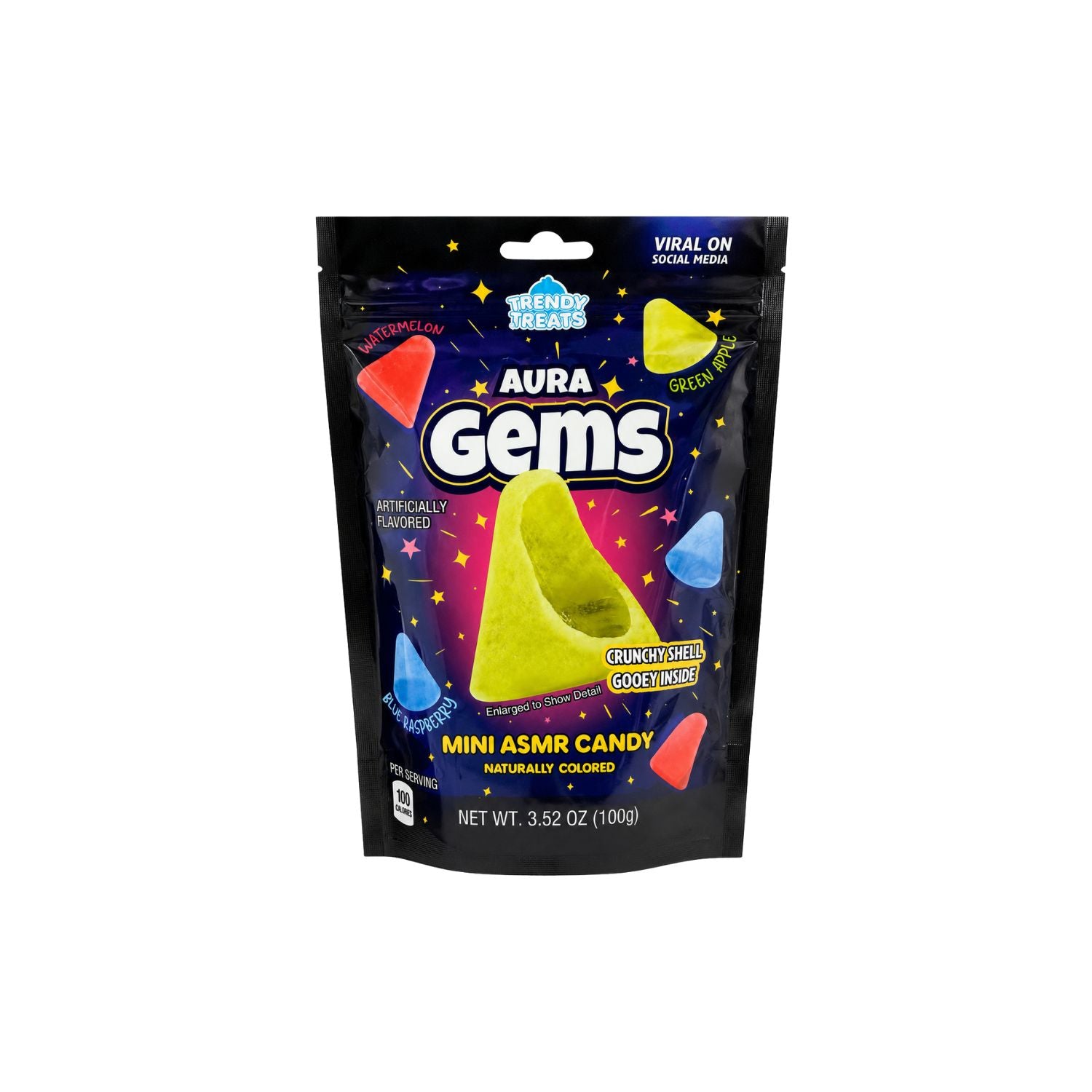 Aura Gems — Bonbons ASMR Coque Croquante | Trendy Treats