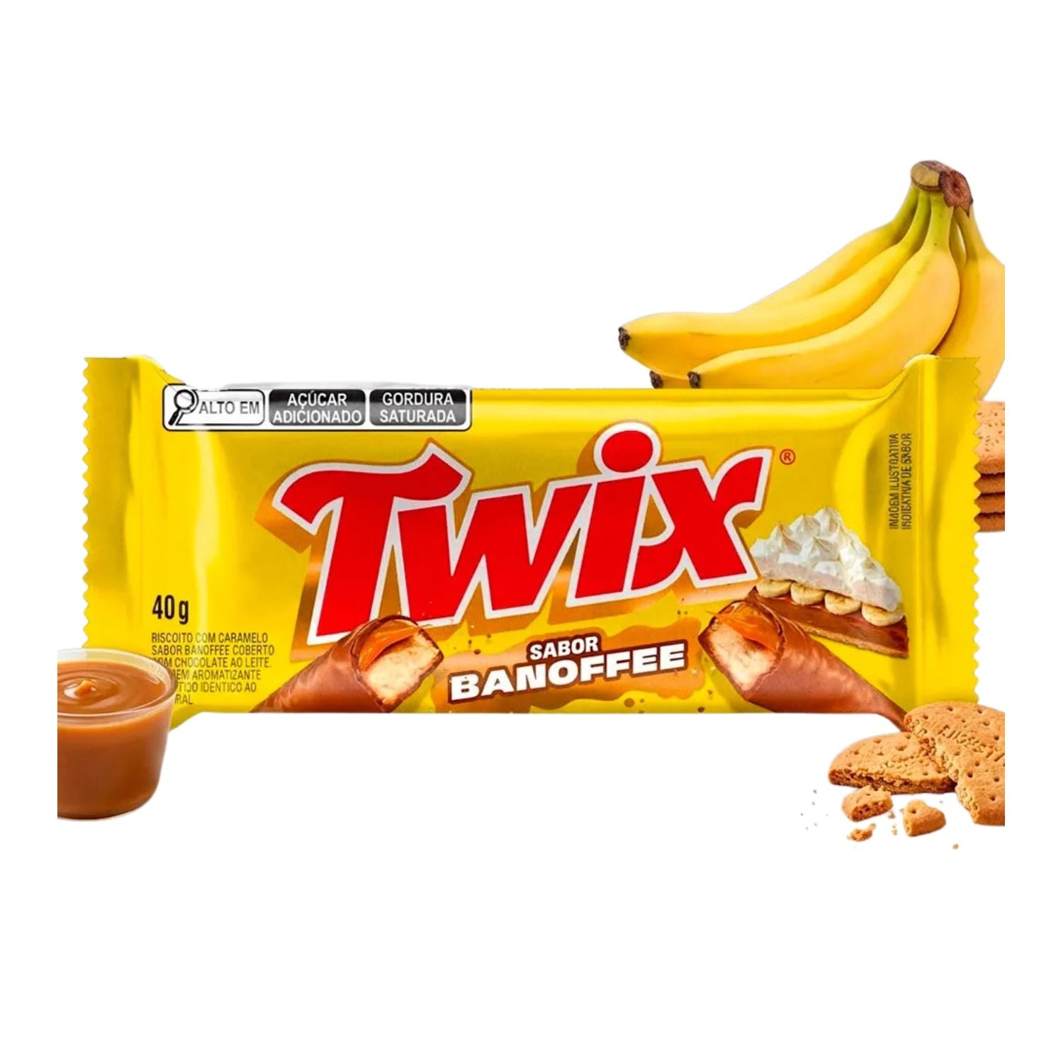 TWIX – Barre biscuitée saveur Banoffee, 40 g