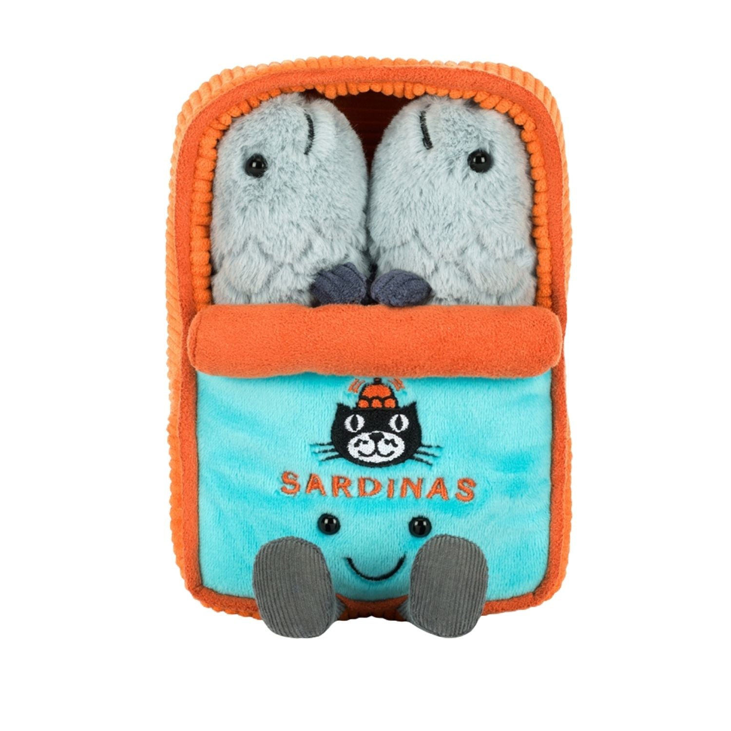 Jellycat Amuseable Sardine Tin – Peluche Boîte de Sardines