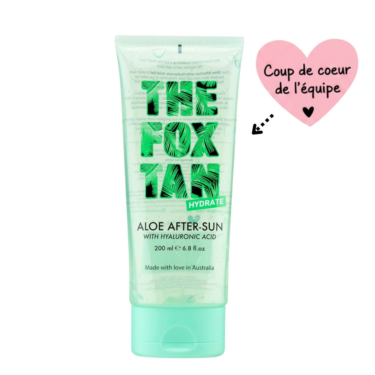 The Fox Tan hydrate – Aloe after-sun à l’acide hyaluronique 200ml 🌿💧