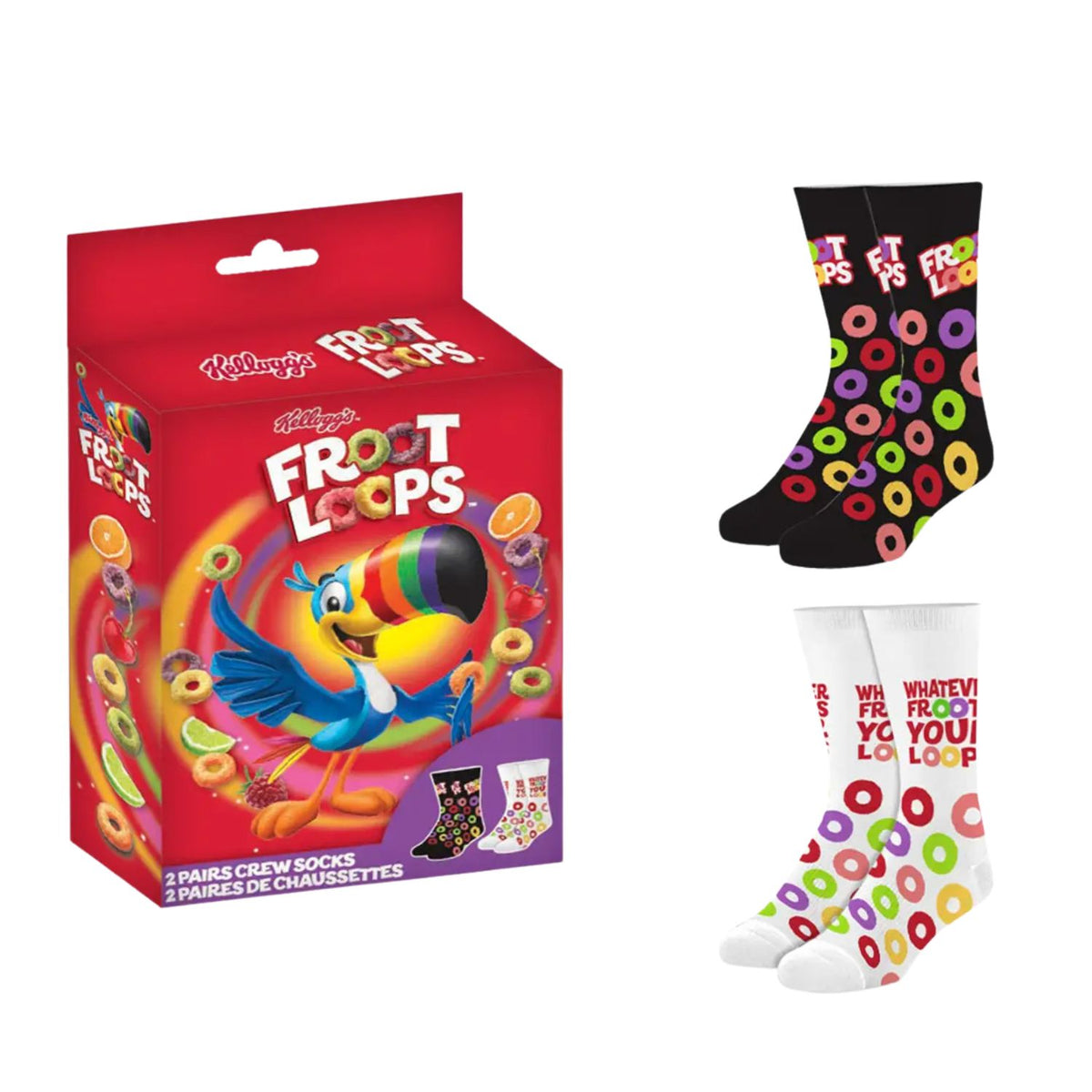 Bas Froot Loops – Coffret de 2 paires