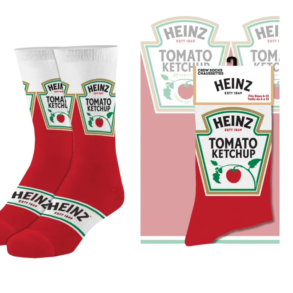 Bas Heinz Tomato Ketchup – Pointures 6 à 12