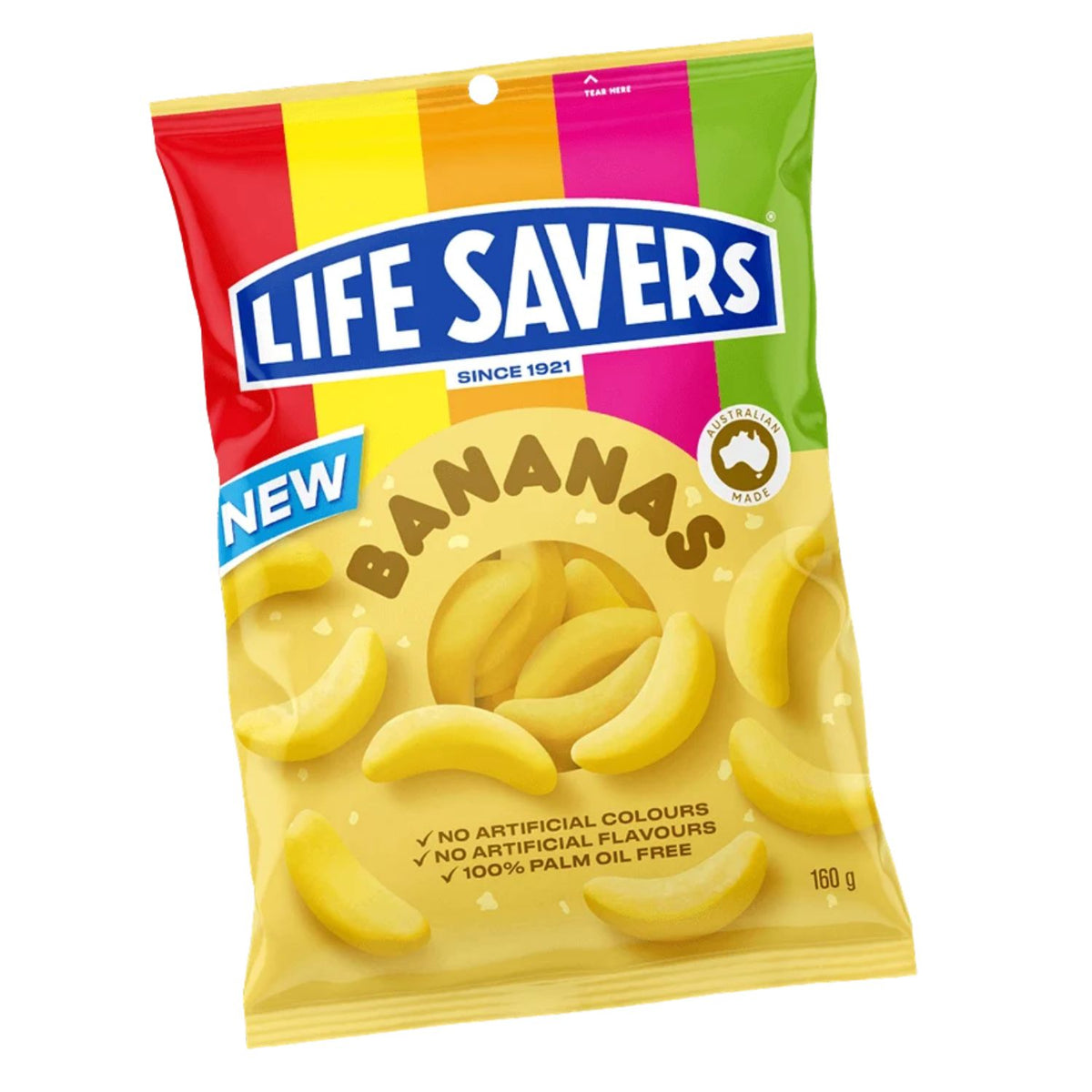 Bonbons Life Savers Bananas à la banane – 160 g