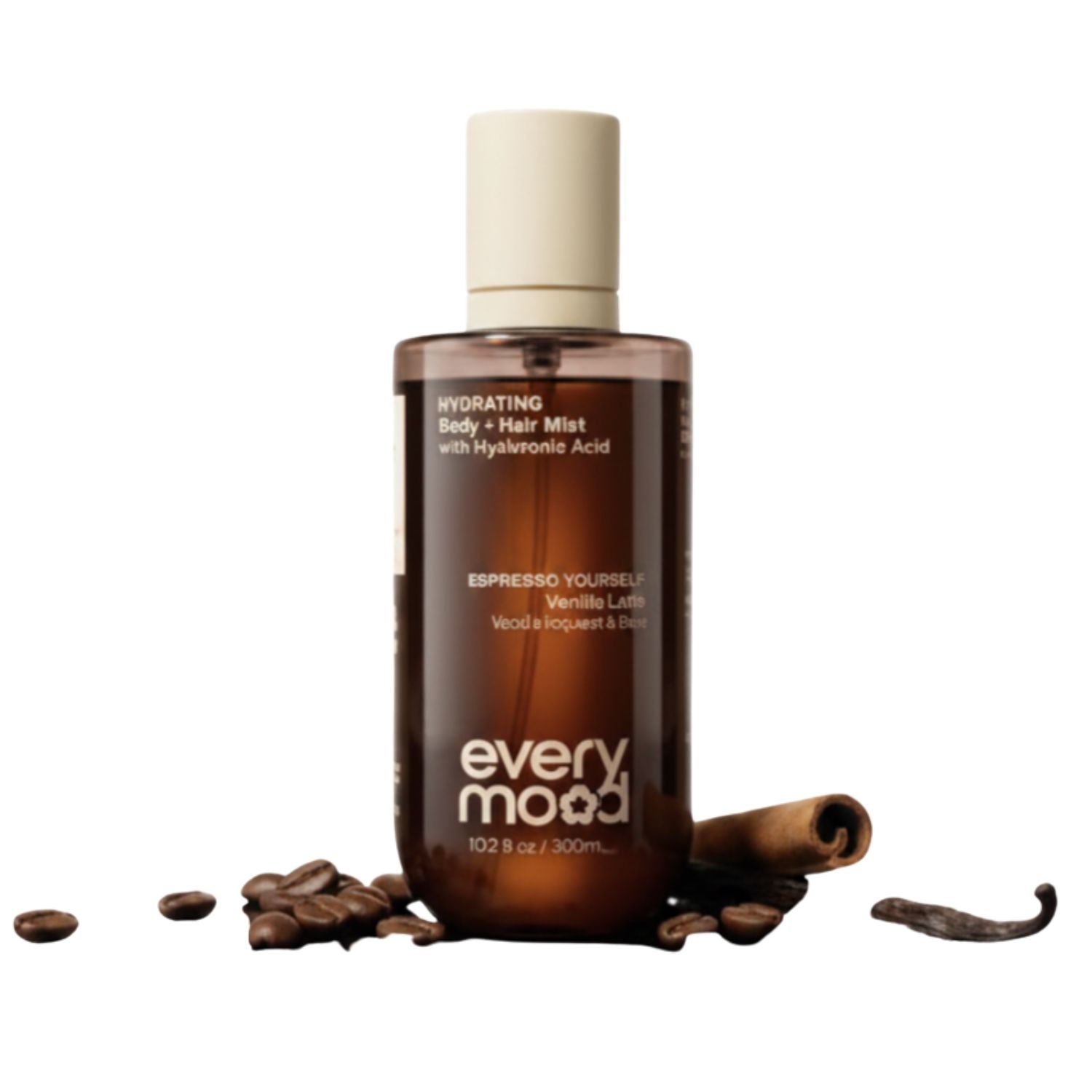 Every Mood – Brume hydratante corps & cheveux espresso vanilla latte ☕🧄✨